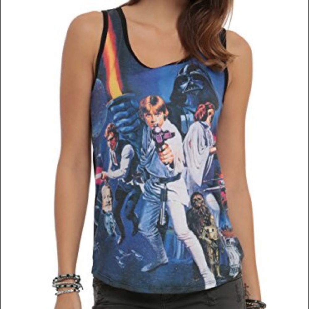 A NEW HOPE, Star Wars IV, Print Tank Top